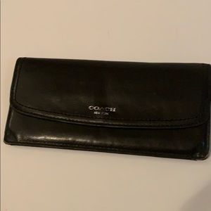 Coach leather wallet